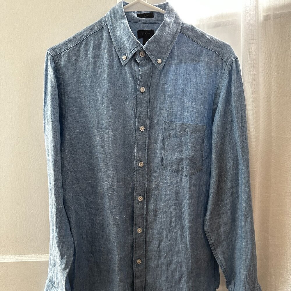 J.Crew Slim Fit Button-Up Shirt - Size S